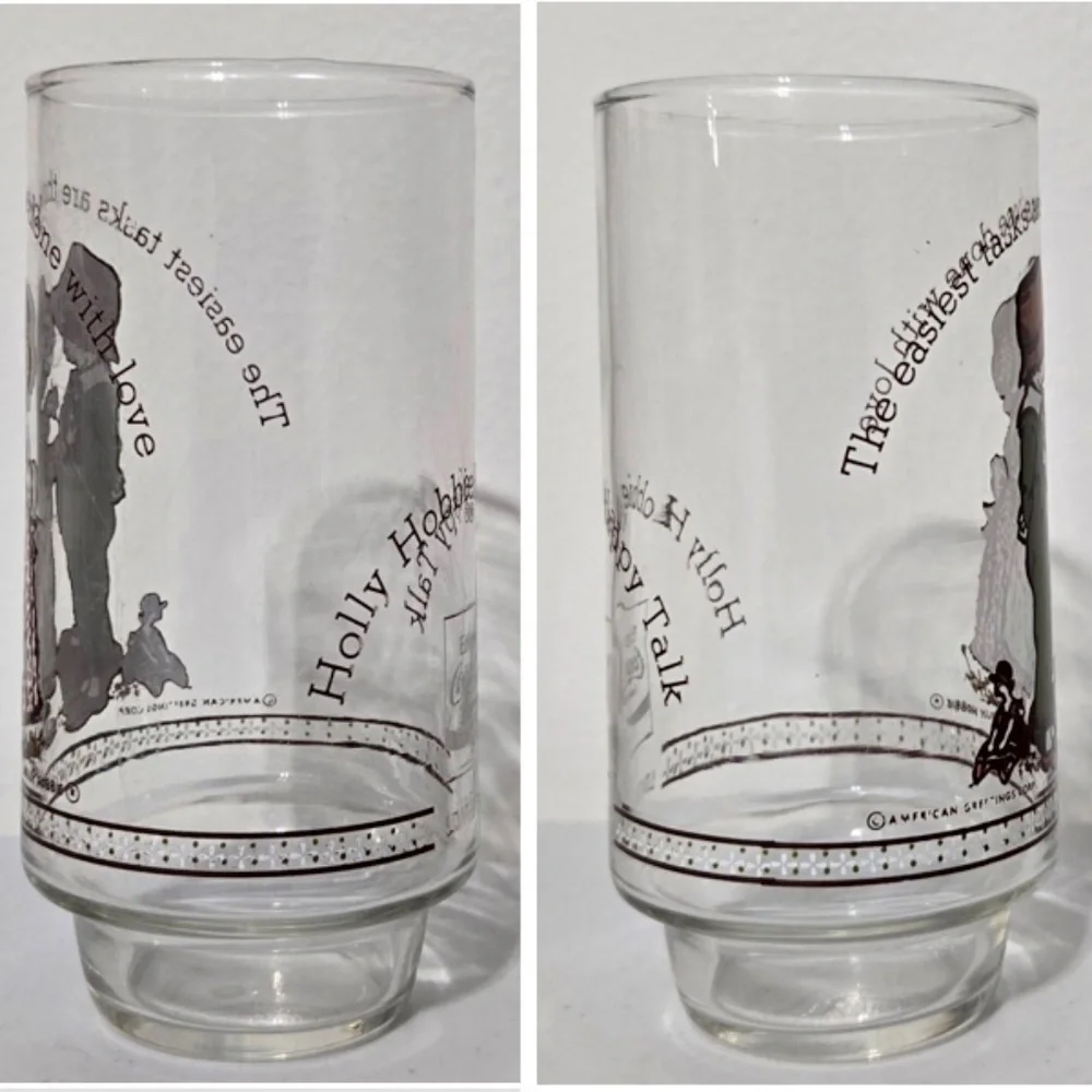 Vintage Holly Hobbie Cup Happy Talk Glass Limited Edition Coca-Cola